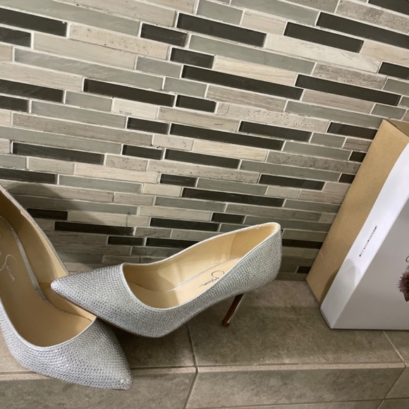 Jessica Simpson rhinestone heels (( hot sale )) - Picture 2 of 6
